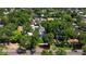 Aerial view of the house nestled among lush green trees at 2519 1St N Ave, St Petersburg, FL 33713