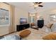 Well-lit living space complete with modern furnishings, elegant curtains, and a cozy atmosphere at 2519 1St N Ave, St Petersburg, FL 33713