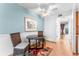 Cozy dining area featuring a round table and view to exterior at 2630 Pearce Dr # 108, Clearwater, FL 33764