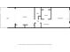 Floor plan layout showing the distribution of rooms, including the patio, bedroom, kitchen and living room at 2630 Pearce Dr # 108, Clearwater, FL 33764