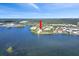 Aerial view of the building on the water with an arrow showing the location at 2700 Bayshore Blvd # 11308, Dunedin, FL 34698