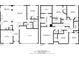 Detailed floor plan showcasing the layout of the home including the bedrooms, bathrooms, kitchen, and living spaces at 3544 Brook Crossing Dr, Brandon, FL 33511