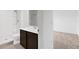 Bathroom with a vanity and walk-in shower at 4831 Hillman Ter, North Port, FL 34288