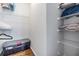 Walk-in closet with shelving and storage space at 501 Knights Run Ave # 6104, Tampa, FL 33602