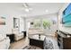Sunlit living room with comfortable seating, stylish decor, and a relaxing atmosphere at 527 Bay St, Dunedin, FL 34698