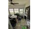 Sunroom area with modern washer/dryer hook-ups and lots of natural light at 601 N Hercules Ave # 1008, Clearwater, FL 33765