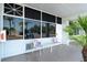 View of balcony seating with beach views from unit E at 611 Destiny Dr # 509, Ruskin, FL 33570