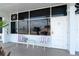Seating area on the balcony with direct views of the beach from unit 509 at 611 Destiny Dr # 509, Ruskin, FL 33570