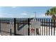 Private property pier with gated access, ensuring security and exclusivity for residents at 611 Destiny Dr # 509, Ruskin, FL 33570