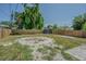 Fenced backyard with lush trees, offering ample space for outdoor activities at 6702 49Th N Ave, St Petersburg, FL 33709