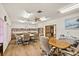 Spacious meeting room provides ample seating, bookshelves, and a work area with a phone at 7633 Piping Rock Ct # 7633, New Port Richey, FL 34654