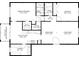 Detailed floor plan showcasing the layout with dimensions and room names at 8174 Terrace Garden N Dr # 204, St Petersburg, FL 33709