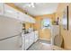 Efficient kitchen with white cabinets, modern appliances, and a bright window, perfect for cooking and meal preparation at 841 4Th N Ave # 55, St Petersburg, FL 33701