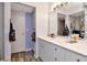 Bathroom featuring a vanity with lots of counter space and updated fixtures at 11201 122Nd Ave # 167, Largo, FL 33778