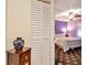 Cozy bedroom with ceiling fan, carpet and a double closet at 11201 122Nd Ave # 167, Largo, FL 33778
