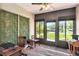 Enclosed lanai providing a comfortable space with views of the backyard at 11201 122Nd Ave # 167, Largo, FL 33778