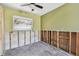 Awaiting renovation, this bedroom features original building material and a view to the outdoors at 123 14Th Ave, Indian Rocks Beach, FL 33785