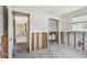 Bedroom area reveals the interior showing an unfinished room and exposed studs after renovations at 123 14Th Ave, Indian Rocks Beach, FL 33785