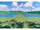 Enjoy the community tennis courts, lit for evening play at 12910 Leadwood Dr, Riverview, FL 33579