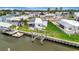 Home on the water featuring a private dock and boat lift at 134 W Saint Annes Cir, Apollo Beach, FL 33572