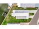 Aerial view of the property highlighting its location along the waterfront at 134 W Saint Annes Cir, Apollo Beach, FL 33572