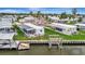 Waterfront property with private dock and boat lift at 134 W Saint Annes Cir, Apollo Beach, FL 33572