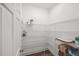Walk-in pantry with white wire shelving providing ample storage space for groceries and household supplies at 17668 Bright Wheat Dr, Lithia, FL 33547