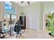 Bright office space with high ceilings, a large window, and ample natural light at 1806 Powder Ridge Dr, Valrico, FL 33594