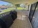 Relaxing covered patio area offers privacy and is perfect for outdoor entertaining at 30 Tads Trl, Oldsmar, FL 34677