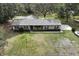 Aerial view of a well-maintained home and land at 3705 Bruton, Plant City, FL 33565