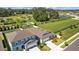 Aerial view of a well-manicured property showing the landscaping and garden areas at 3935 Capri Coast Dr, Plant City, FL 33565