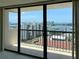 Balcony offering panoramic water views from this condo in a great location at 400 Island Way # 1402, Clearwater Beach, FL 33767