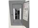 Open electrical panel revealing circuit breakers and detailed labeling for easy identification at 400 Island Way # 1402, Clearwater Beach, FL 33767