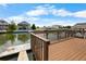Home's private dock on the canal, ideal for boating and waterfront enjoyment at 4299 Bellaire Dr, Hernando Beach, FL 34607