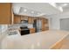 Modern kitchen with stainless steel appliances, ample cabinet space, and a large island for food preparation at 4299 Bellaire Dr, Hernando Beach, FL 34607