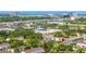 Scenic aerial view showcasing the community's location near downtown, bridges, and waterfront areas at 4314 La Mora Ct, Tampa, FL 33611