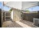 Private outdoor patio featuring storage shed, brick pavers, privacy fence, and room to relax at 4314 La Mora Ct, Tampa, FL 33611