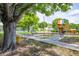 Community playground with swings, slide, and climbing structure, perfect for Gathering fun at 4314 La Mora Ct, Tampa, FL 33611