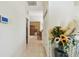 Inviting entryway with tile flooring, neutral paint and view of dining space at 4612 35Th E Ave, Palmetto, FL 34221