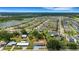 Charming aerial view showcases home's location within a desirable community, close to the lake at 5250 Brody Blvd, Wimauma, FL 33598