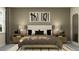 Cozy bedroom with neutral tones, stylish decor, and ample natural light, creating a serene retreat at 7541 E 116Th St, Palmetto, FL 34221