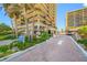Beautiful entrance to the condos at 7600 Bayshore Dr # 1201A, Treasure Island, FL 33706