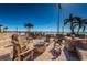Enjoy a fire with friends in the community fire pit overlooking the beach at 865 S Gulfview Blvd # 202, Clearwater Beach, FL 33767