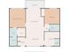 Detailed floor plan showcasing the layout of the home, including bedrooms, living spaces, and amenities at 9000 Commodore Dr # 606, Seminole, FL 33776