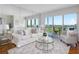 Cozy living room with comfortable seating, perfect for relaxing and enjoying the view at 9000 Commodore Dr # 606, Seminole, FL 33776