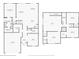 Detailed floor plan showcasing layout of the home, including bedrooms, bathrooms, kitchen, living areas, and garage at 9293 Rally Spring Loop, Wesley Chapel, FL 33545