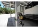 Exterior view of RV utility connections for parked vehicle at 10875 131St St, Largo, FL 33774