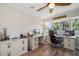 Bright office space with a large bay window and wood floors at 10875 131St St, Largo, FL 33774