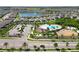 Community aerial view shows amenities, landscaping, and peaceful residential streets at 11522 Sunburst Marble Rd, Riverview, FL 33579