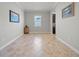 Dining room showcasing tile floors and crown molding, and a nearby window at 11522 Sunburst Marble Rd, Riverview, FL 33579